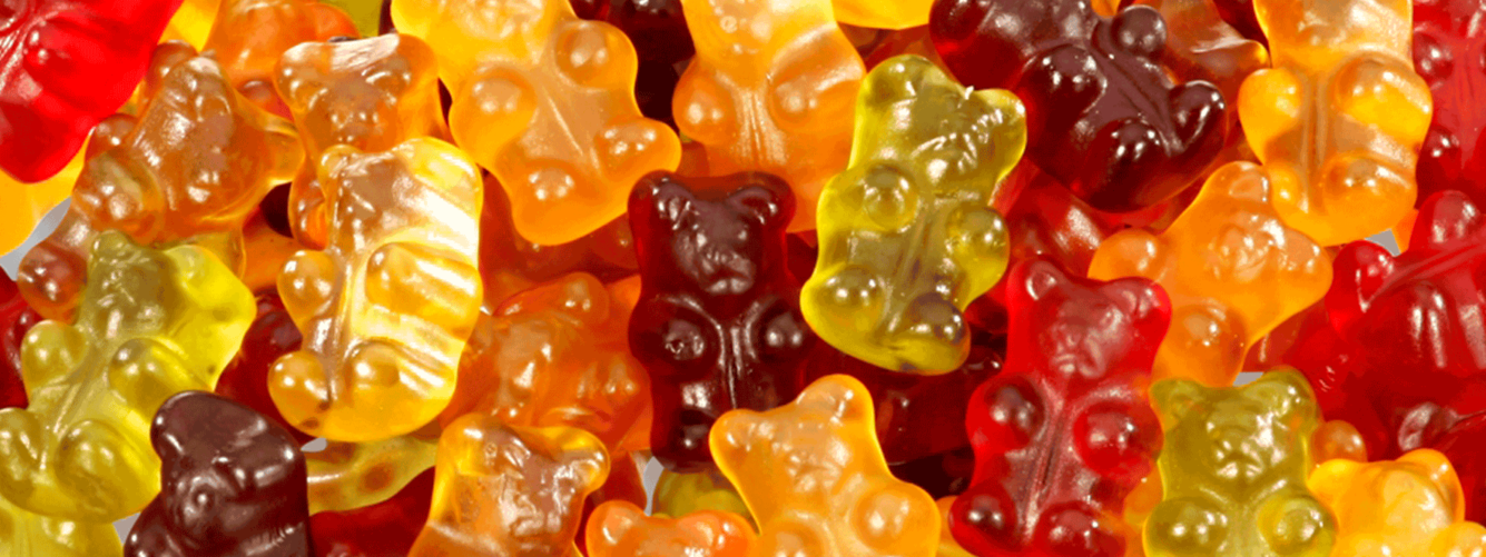 Gummibärchen in verschiedenen Sorten Gummibärchen in verschiedenen Sorten