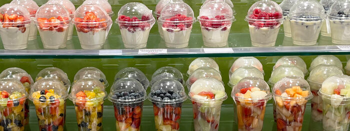 kleingeschnittenes Obst kleingeschnittenes Obst