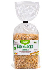 HIT BIO Knäckebrot – Drei Saaten HIT BIO Knäckebrot – Drei Saaten