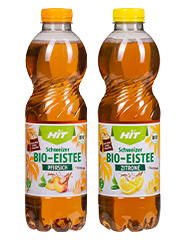 Verpackung Eigenmarke HIT Bio Eistee Verpackung Eigenmarke HIT Bio Eistee
