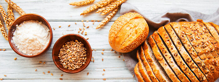 Geschnittenes Brot, Bäcker Vielfalt von HIT