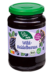 Verpackung Eigenmarke HIT Bio Wild-Heidelbeeren